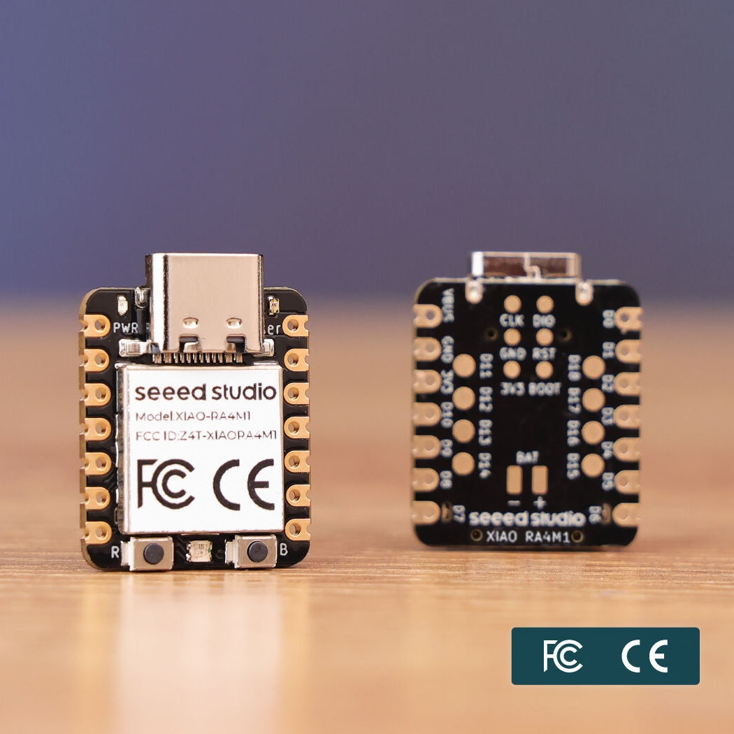 Seeed Studio XIAO RA4M1 - Smallest Dev Board Based on 32-bit Renesas RA4M1, Arduino IDE-Ready, 19 GPIOs, RGB LED, CAN BUS, USB 2.0