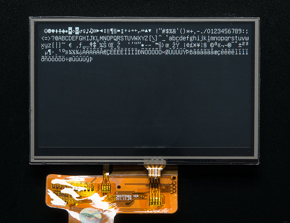 RA8875 Treiber-Board für 40-polige TFT-Touch-Displays – max. 800x480 px, 1590
