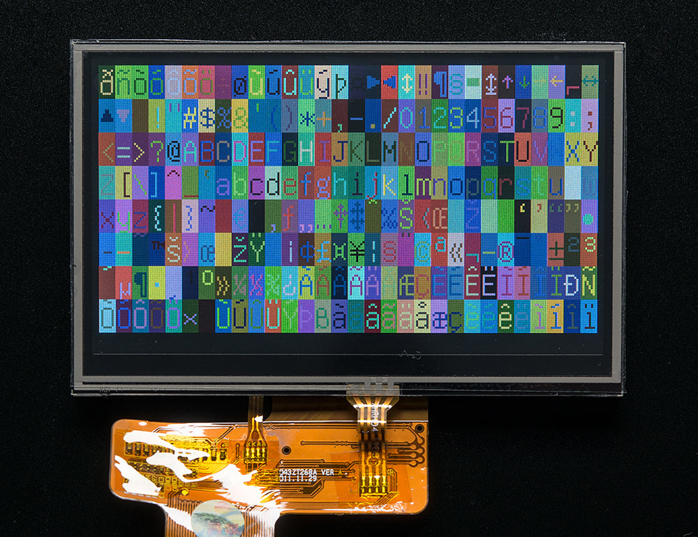 RA8875 Treiber-Board für 40-polige TFT-Touch-Displays – max. 800x480 px, 1590
