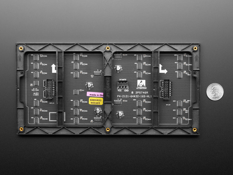 Adafruit 64x32 RGB LED Matrix Panel, 4mm pitch, 2278