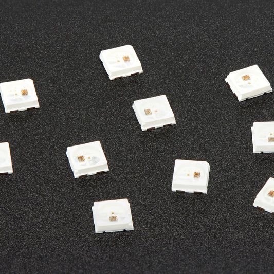 NeoPixel Mini 3535 RGB LEDs mit integriertem Treiberchip – Weiß – 10er Pack, 2659