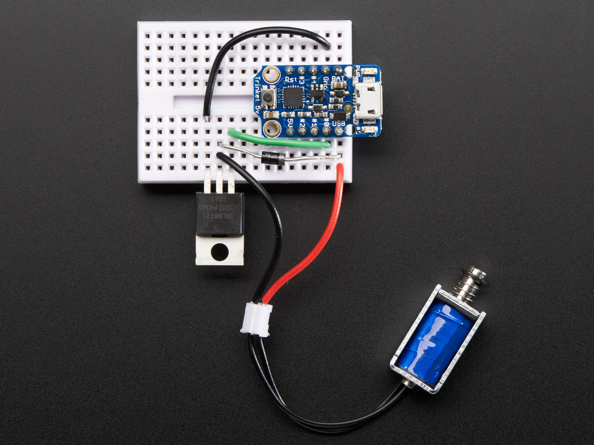 Adafruit Mini Push-Pull Solenoid/Elektromagnet, 5V, 2776