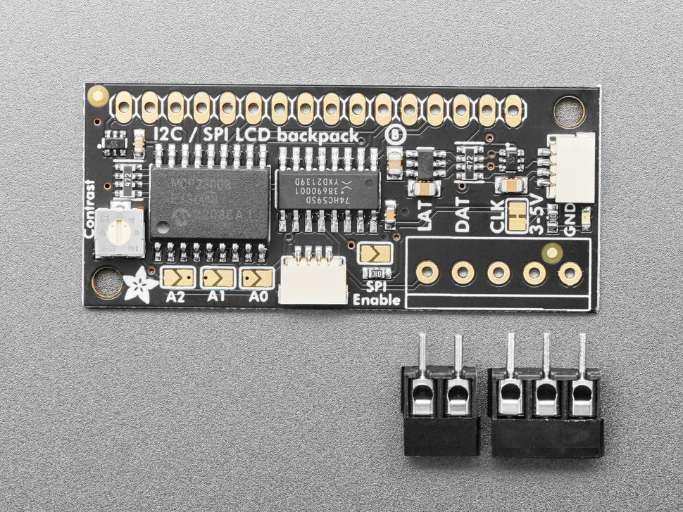 Adafruit I2C / SPI Character LCD Backpack, STEMMA QT / Qwiic