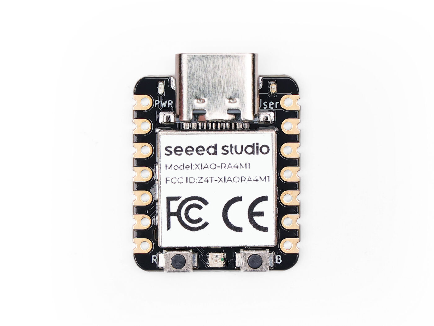 Seeed Studio XIAO RA4M1 - Smallest Dev Board Based on 32-bit Renesas RA4M1, Arduino IDE-Ready, 19 GPIOs, RGB LED, CAN BUS, USB 2.0