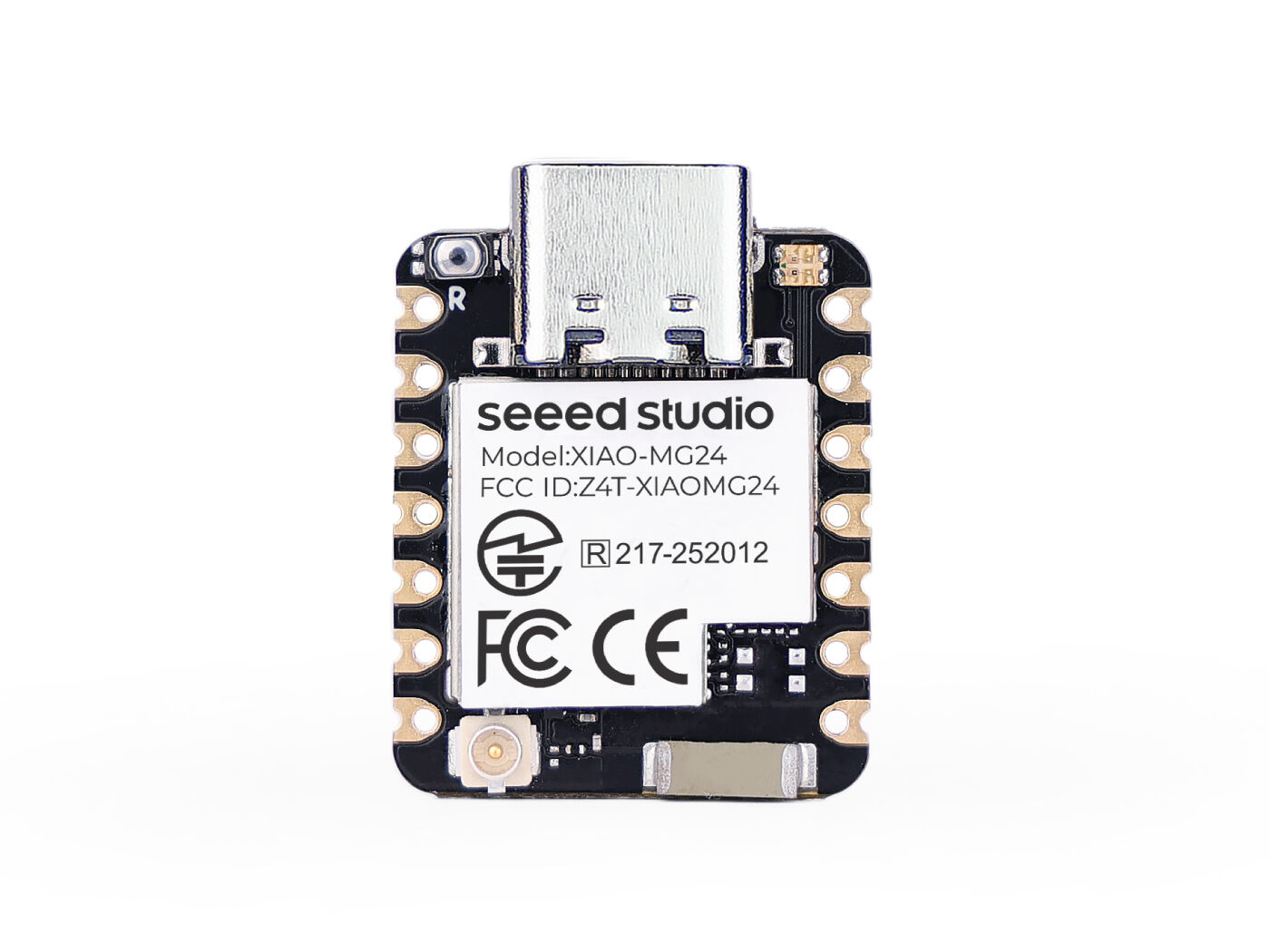 Seeed Studio XIAO MG24 - Silicon Labs EFR32MG24, Matter® Native over Thread® /BLE 5.3, Arduino® Compatible, 1.95μA Ultra-Low-Power, On-Board Antenna, 19 GPIOs