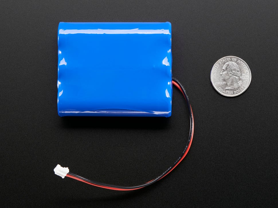 Adafruit Lithium Ion Battery Pack, 3.7V 6600mAh, 353