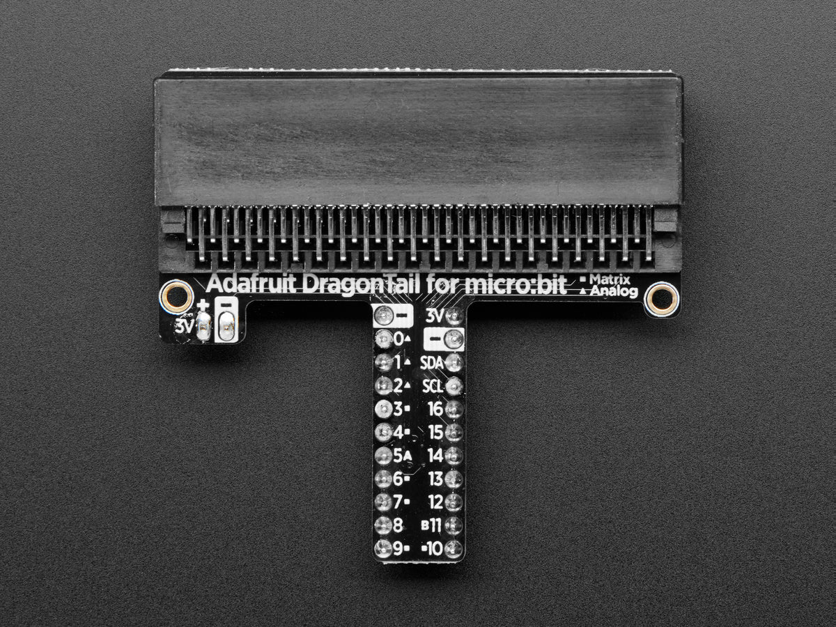 Adafruit DragonTail für micro:bit – voll montiert, 3695