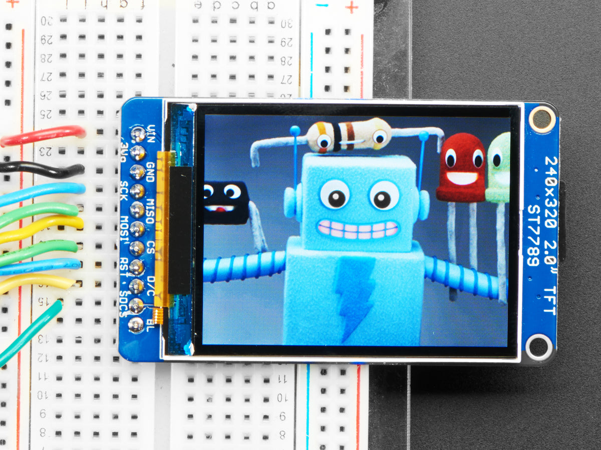 2,0" 320x240 Farb-IPS-TFT-Display mit microSD-Kartenanschluss – ST7789 EYESPI, 4311