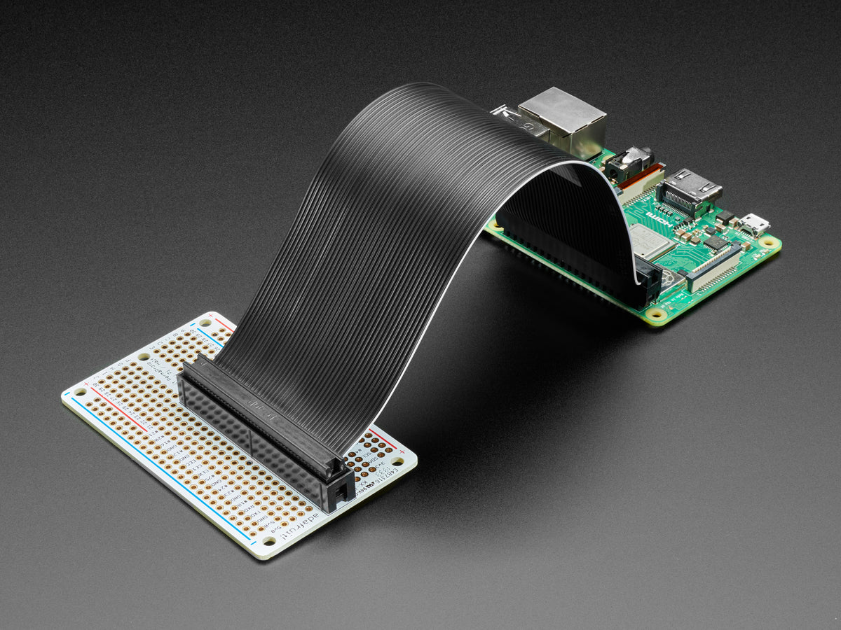 Adafruit Perma-Proto 40-Pin Raspberry Pi Halbgröße PCB-Kit – mit 2x20-Pin Header, 4353