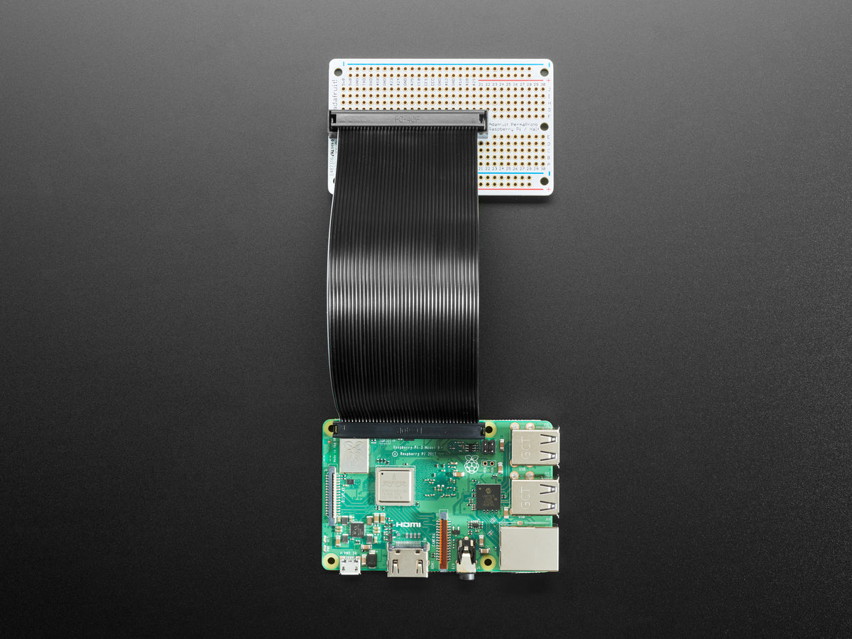 Adafruit Perma-Proto 40-Pin Raspberry Pi Halbgröße PCB-Kit – mit 2x20-Pin Header, 4353