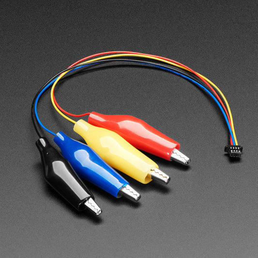 JST SH 4-poliges Kabel mit Alligator-Clips – STEMMA QT / Qwiic, 4398