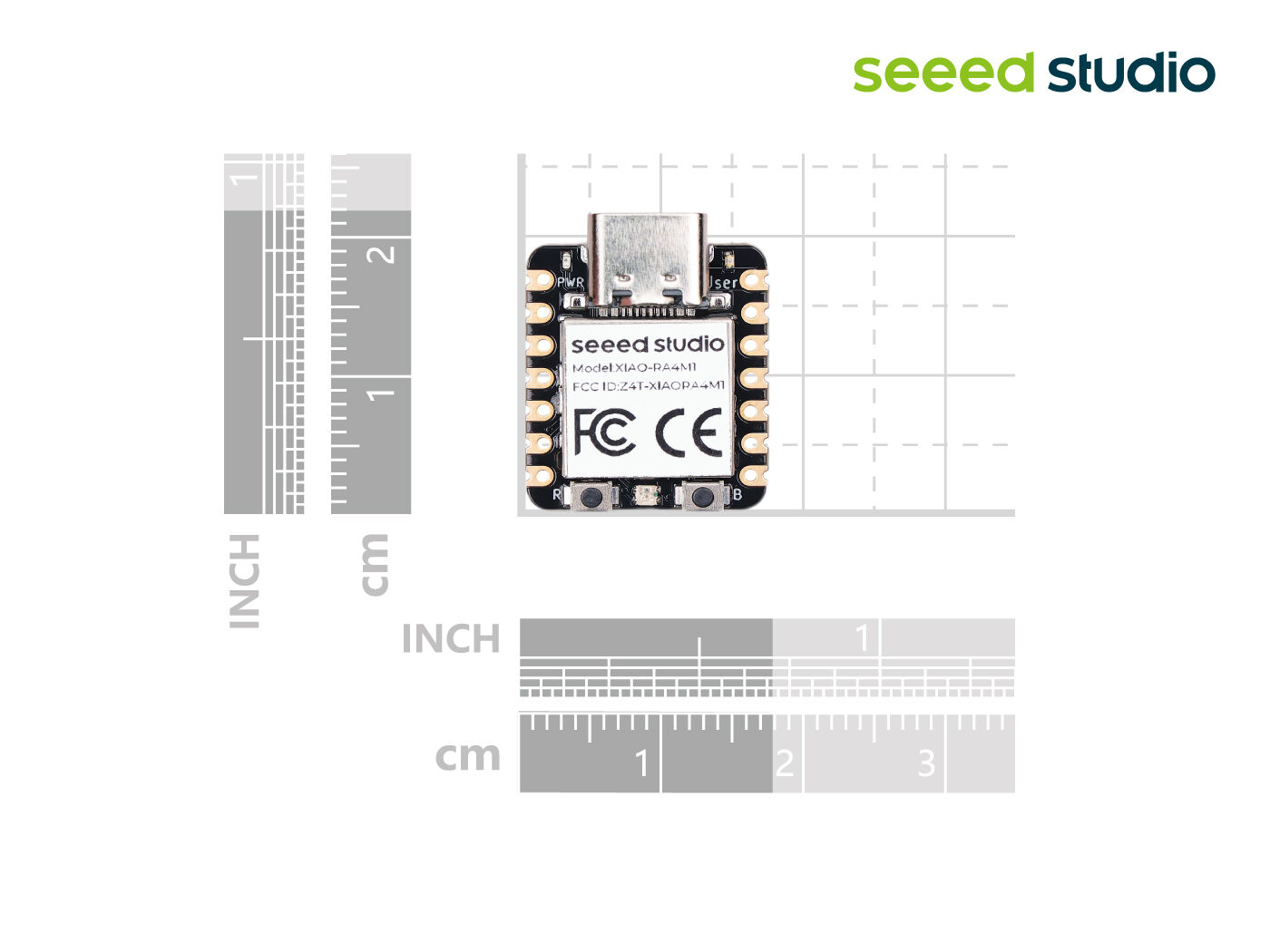 Seeed Studio XIAO RA4M1 - Smallest Dev Board Based on 32-bit Renesas RA4M1, Arduino IDE-Ready, 19 GPIOs, RGB LED, CAN BUS, USB 2.0