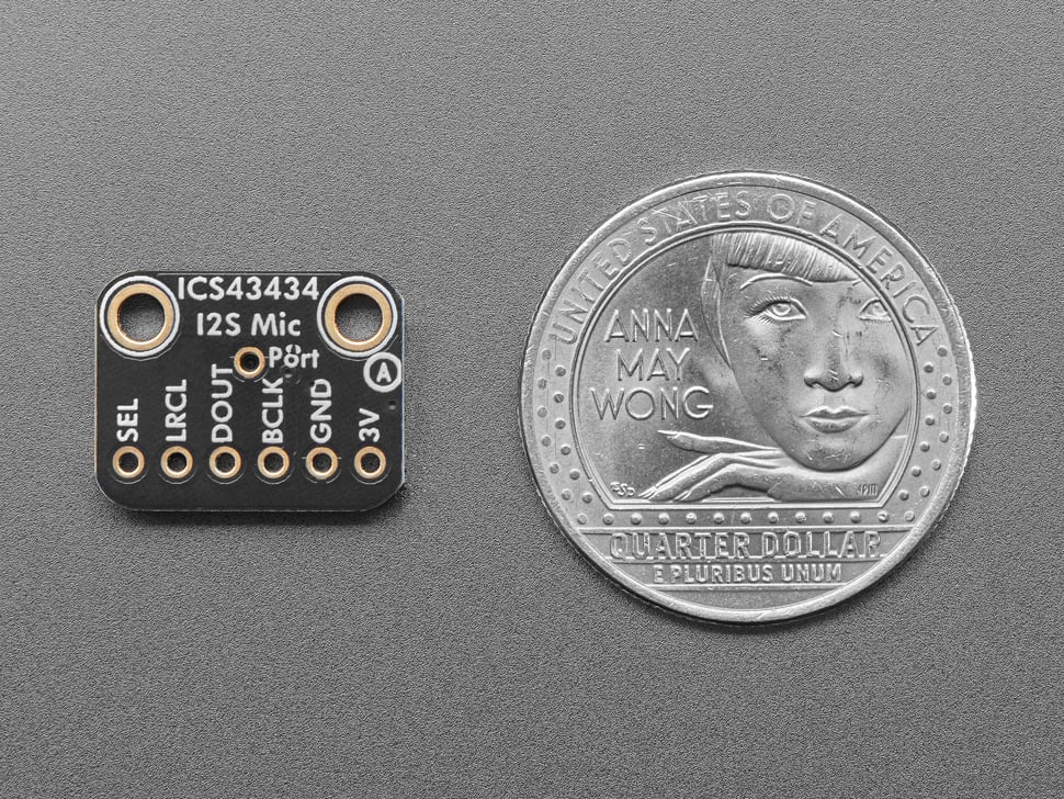 Adafruit I2S MEMS Microphone Breakout, ICS-43434, 6049