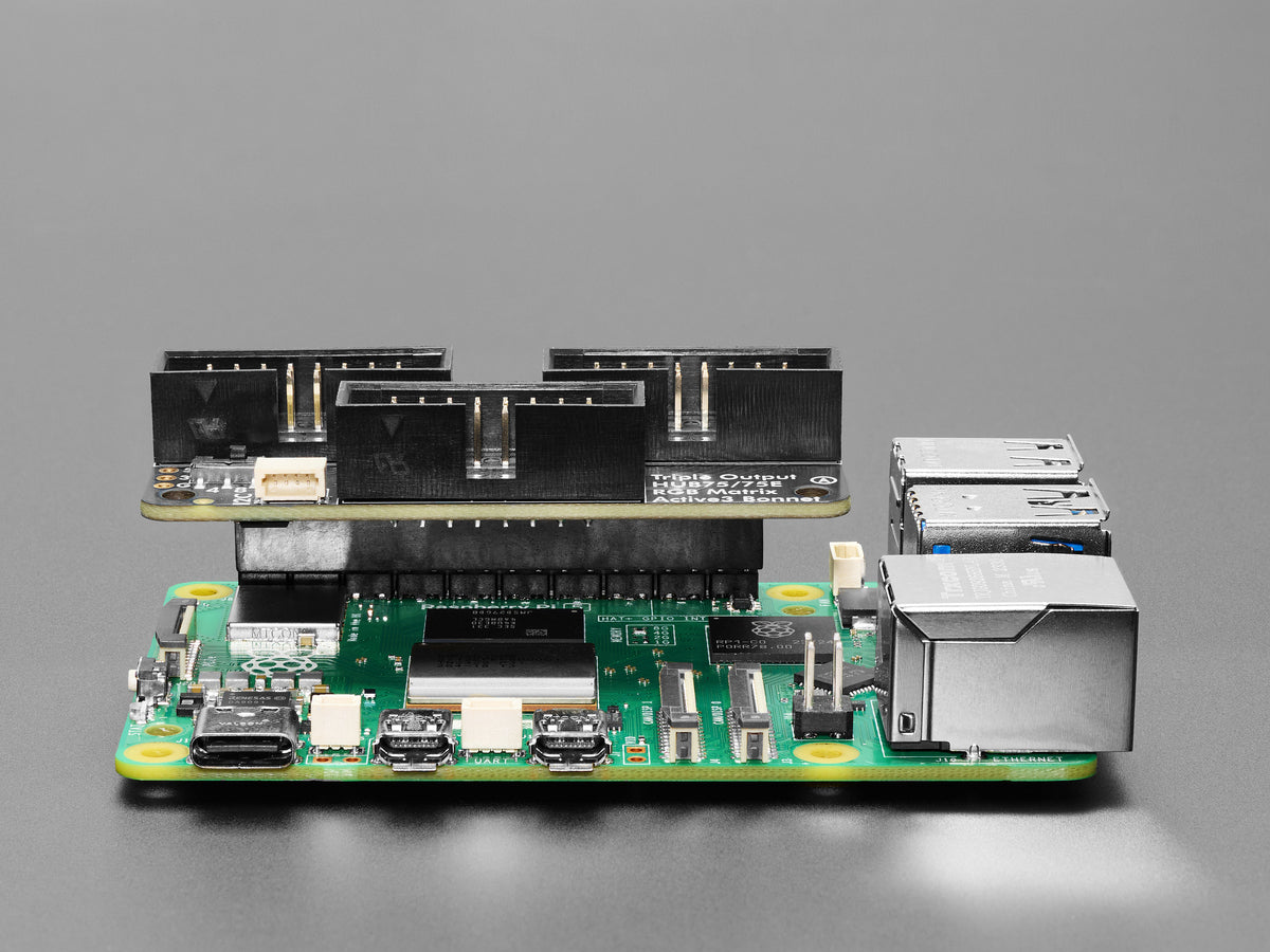 Adafruit Triple-LED-Matrix-Bonnet für Raspberry Pi – für HUB75, 6358