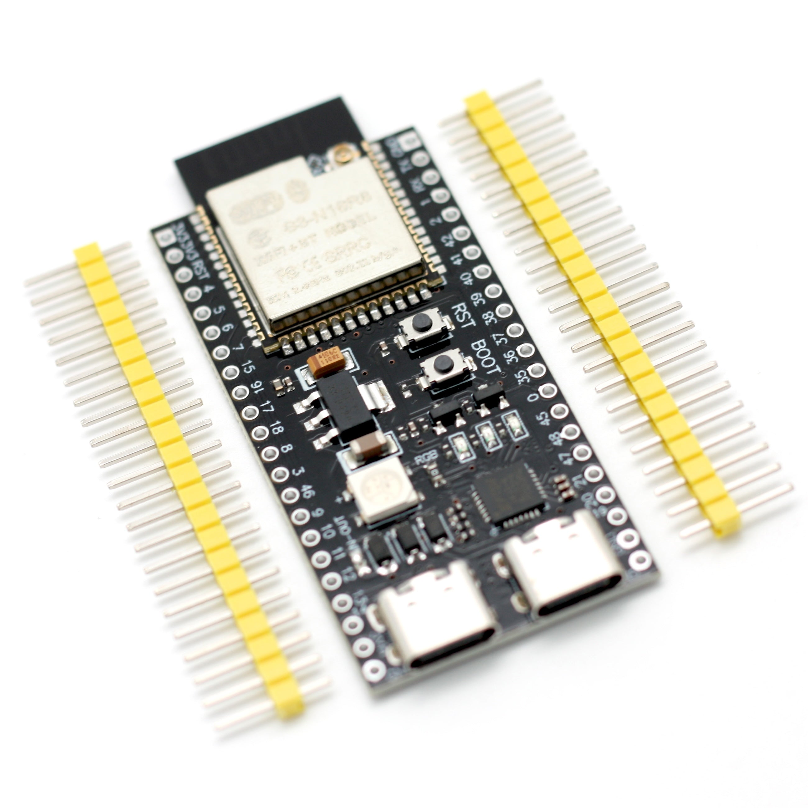 TUOPUONE ESP32 C5 Dual Band WFi 6 Development Board, 16MB Flash en 8MB PSRAM, met voorgesoldeerde Header, 240MHz RISC V Processor, ESP32 C5 WROOM 1 TUOPUONE ESP32 C5 Dual Band WFi 6 Development Board, 16MB Flash en 8MB PSRAM, met voorgesoldeerde Header, 240MHz RISC V Processor, ESP32 C5 WROOM 1