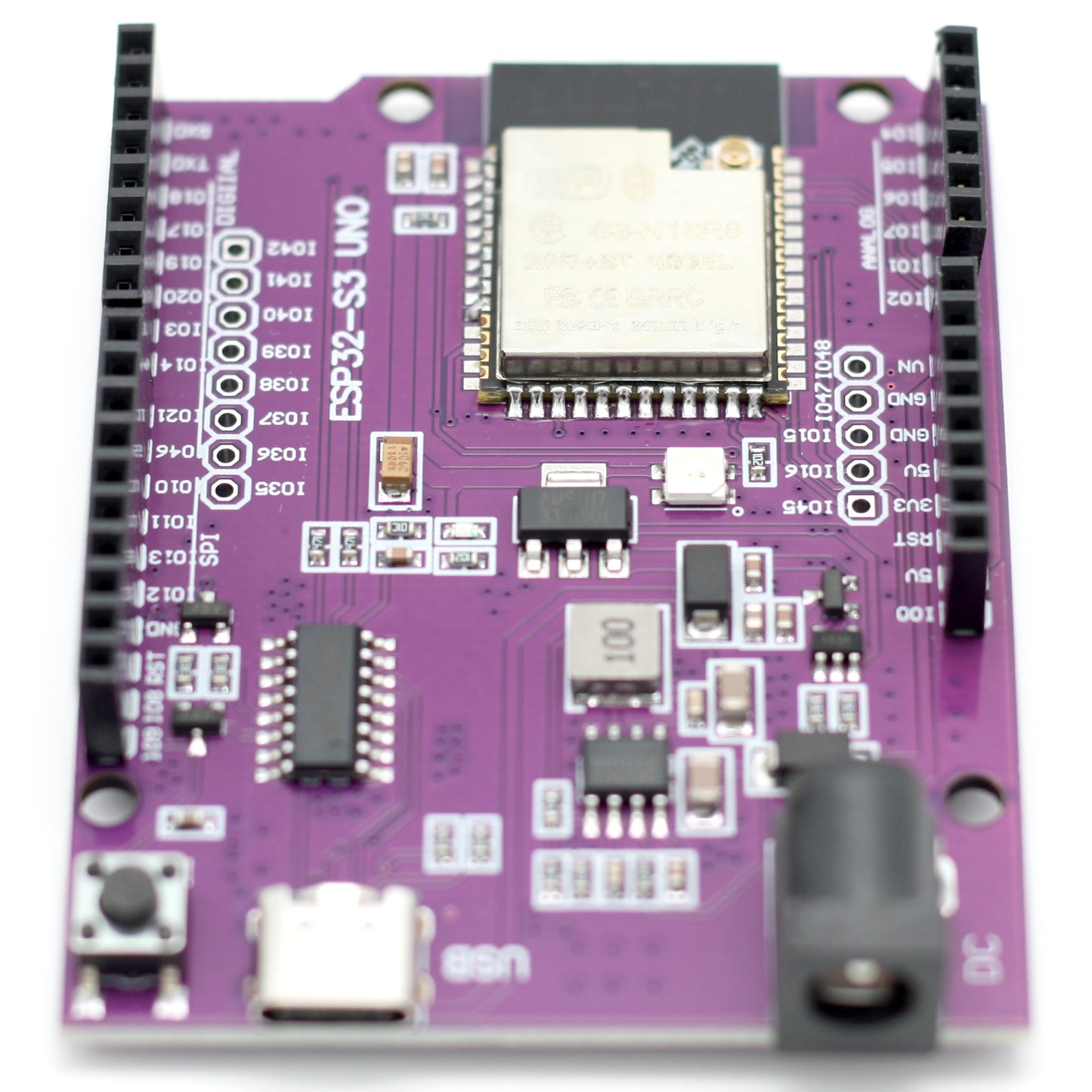 ESP32-S3 Uno Development Board with WiFi & BLE, Arduino UNO compatible