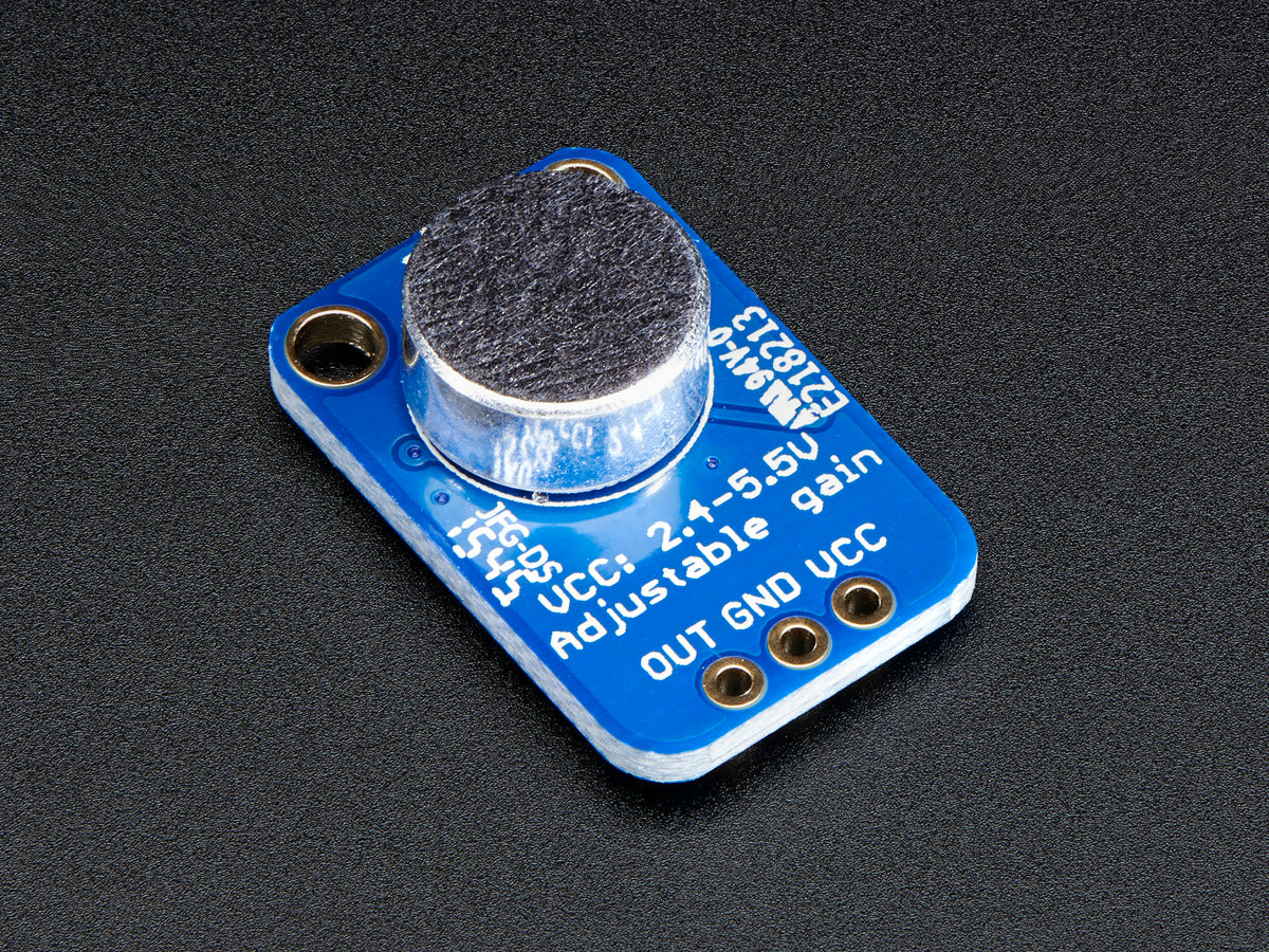 Adafruit Electret Microphone Amplifier, MAX4466 with Adjustable Gain