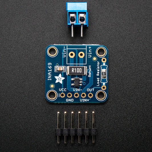 Adafruit INA169 Analog DC Current Sensor Breakout, 60V 5A Max
