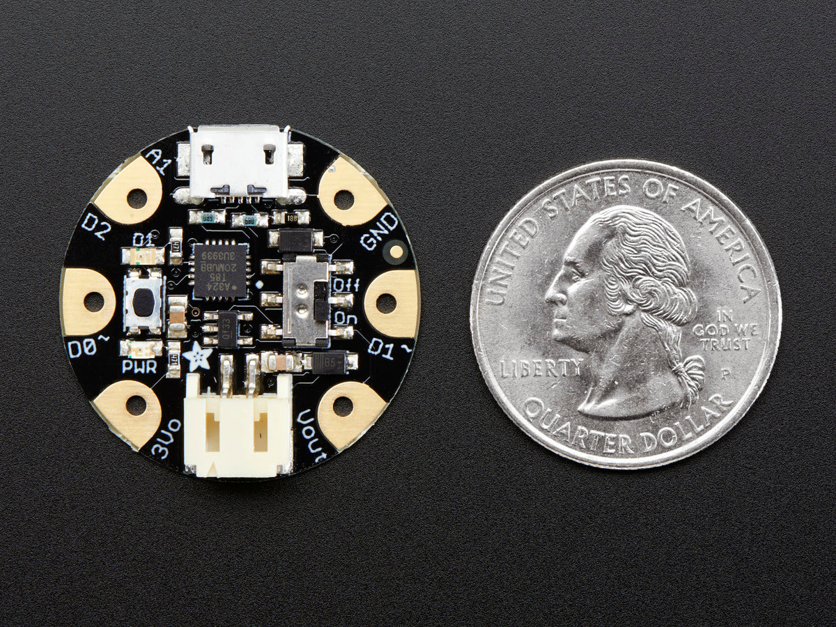 Adafruit GEMMA v2, Miniature wearable electronic platform