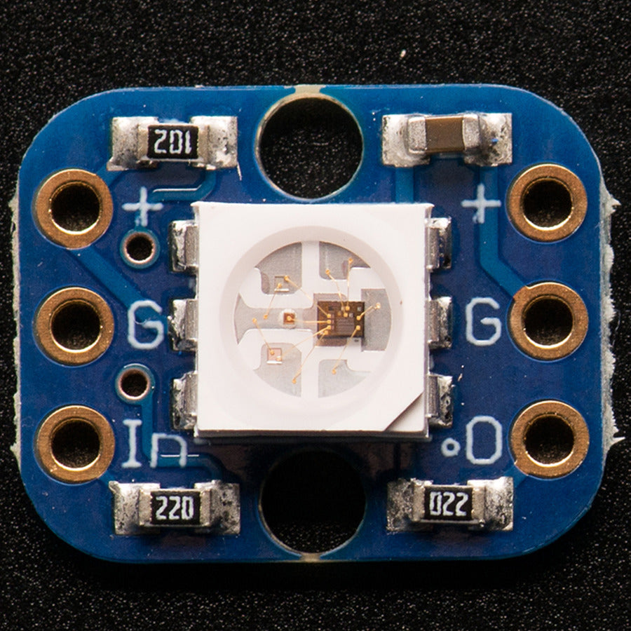 Adafruit Breadboard-friendly RGB Smart NeoPixel - Pack of 4