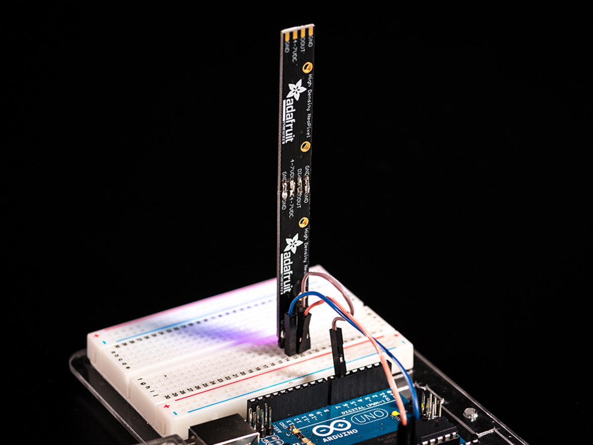 Adafruit NeoPixel Stick, 8 x 5050 RGB LED with Integrated Drivers