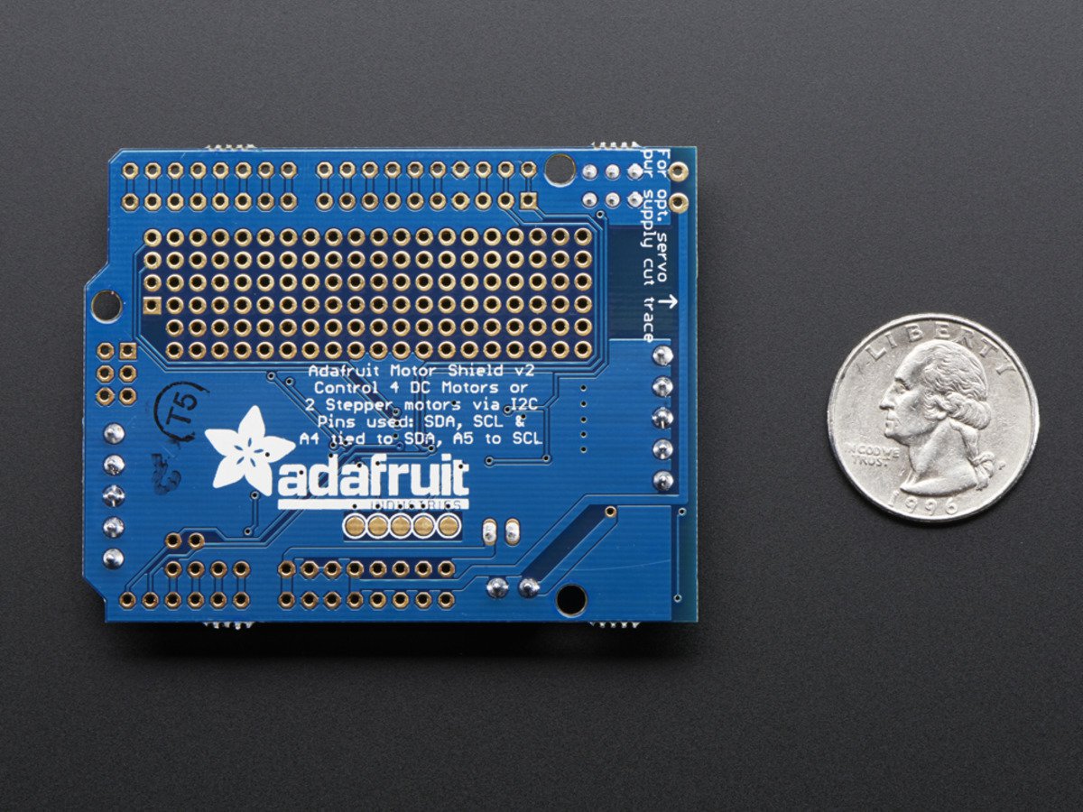 Adafruit Motor/Stepper/Servo Shield for Arduino v2 Kit, v2.3