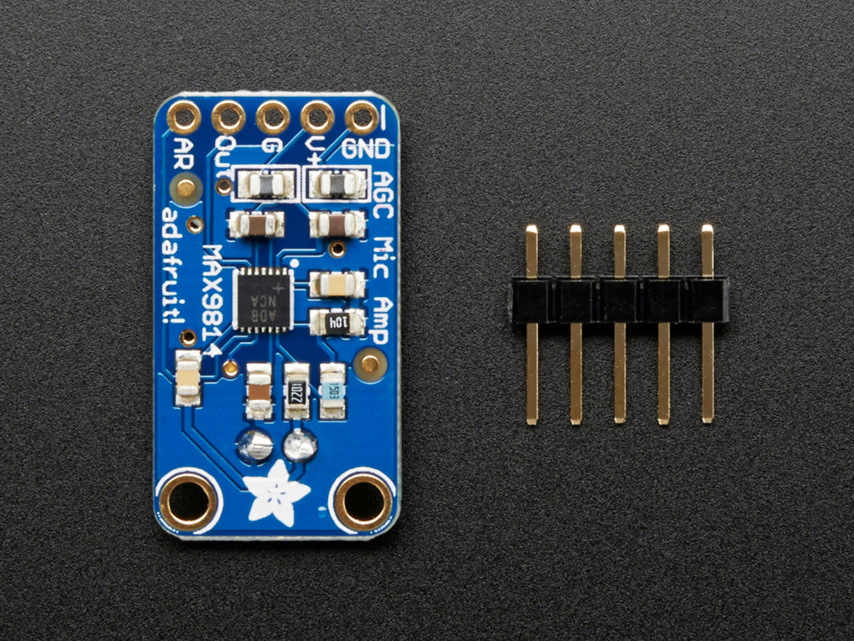 Adafruit Electret Microphone Amplifier, MAX9814 with Auto Gain Control