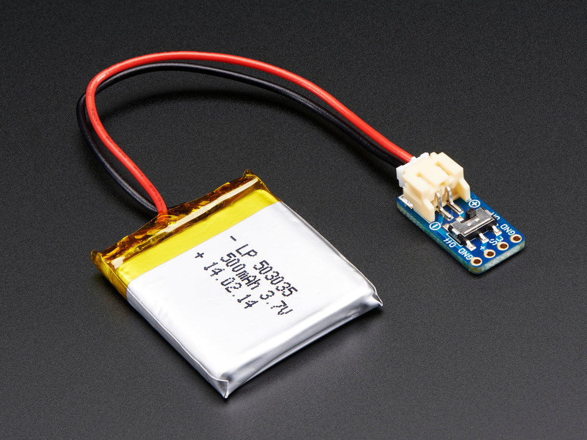Adafruit Switched JST-PH 2-Pin SMT Right Angle Breakout Board
