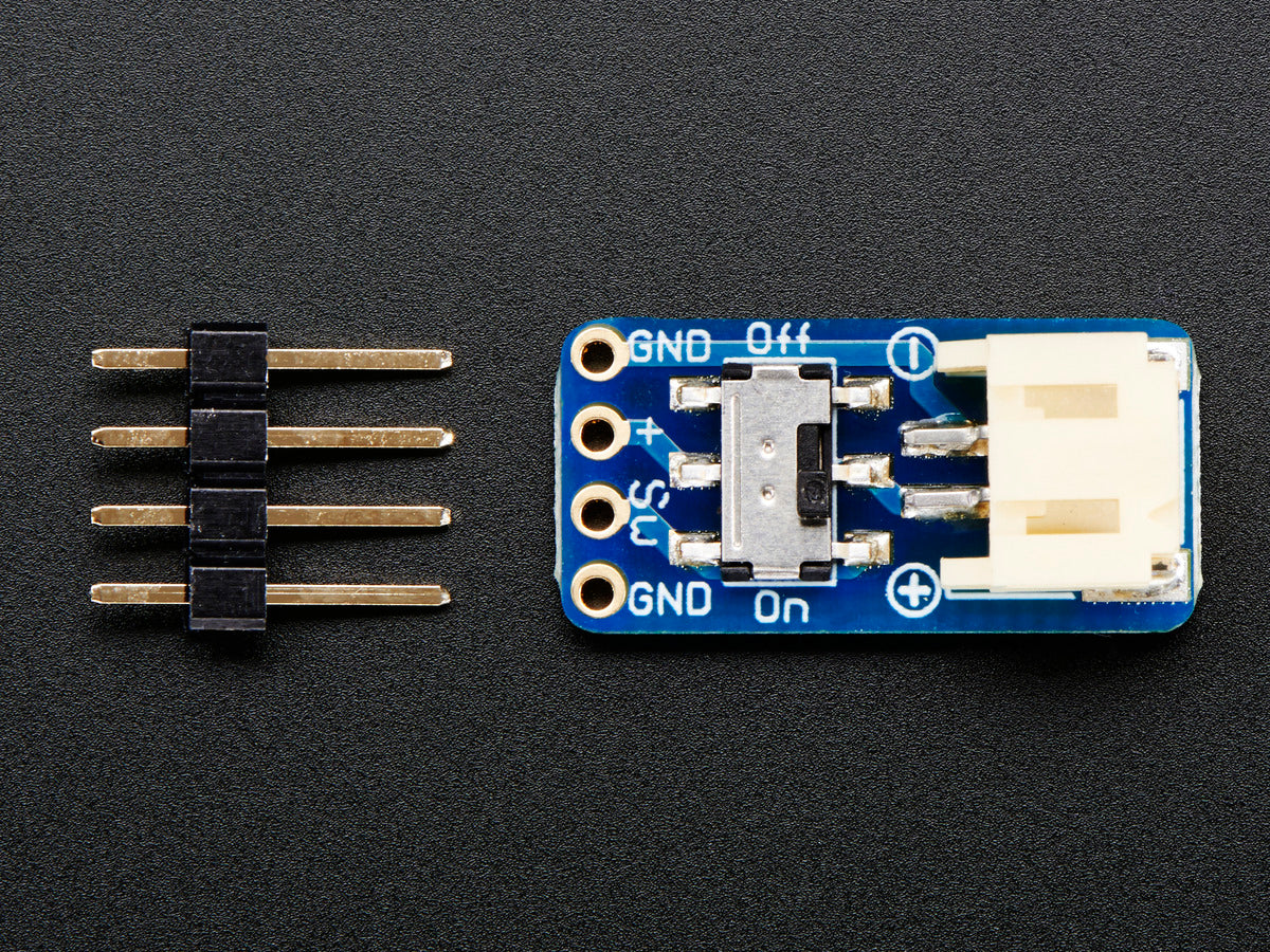 Adafruit Switched JST-PH 2-Pin SMT Right Angle Breakout Board