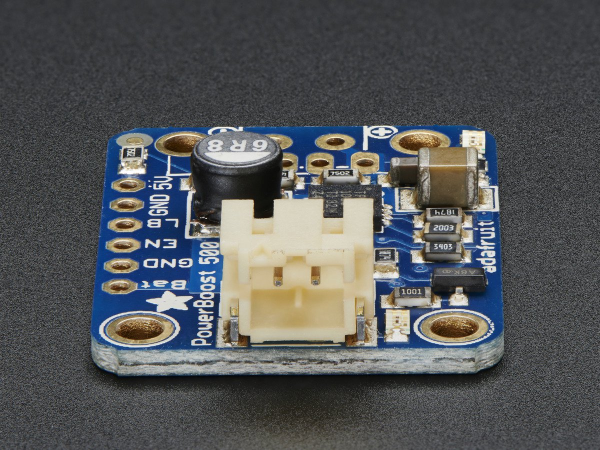 Adafruit PowerBoost 500 Basic, 5V USB Boost @ 500mA from 1.8V+
