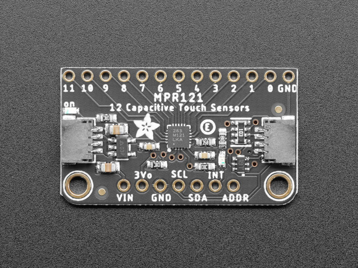 Adafruit 12-Key Capacitive Touch Sensor Breakout, MPR121, STEMMA QT