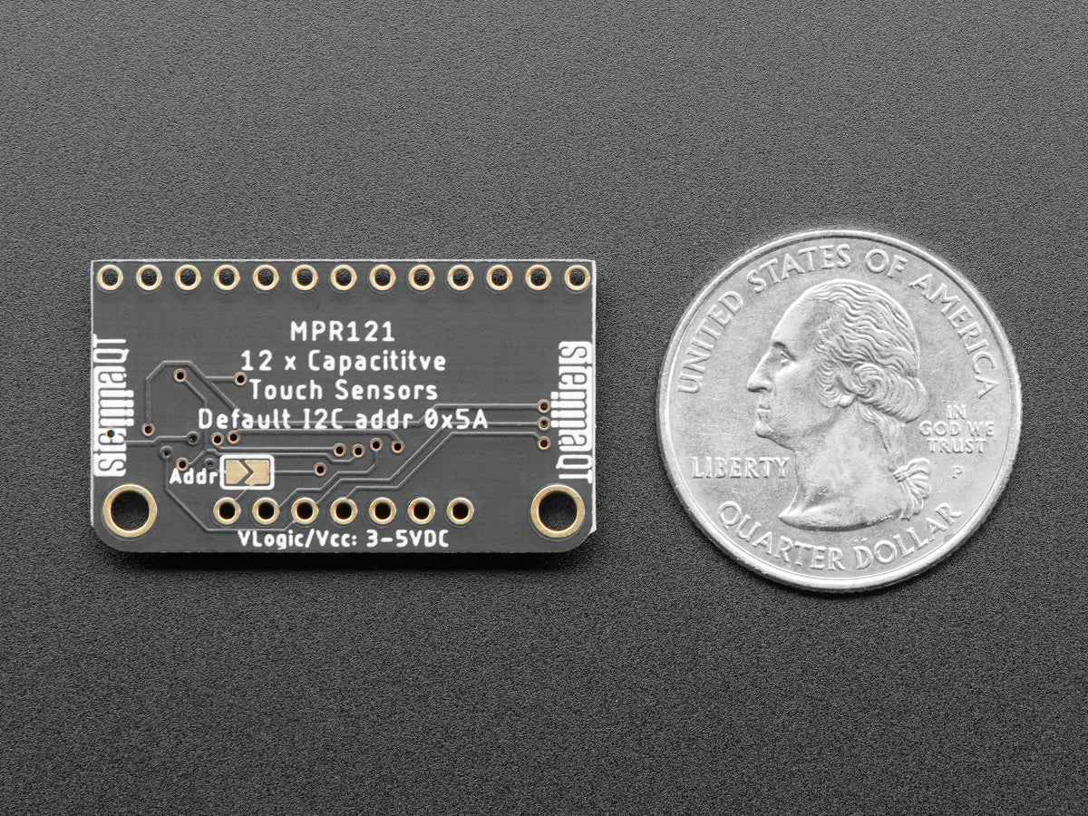 Adafruit 12-Key Capacitive Touch Sensor Breakout, MPR121, STEMMA QT