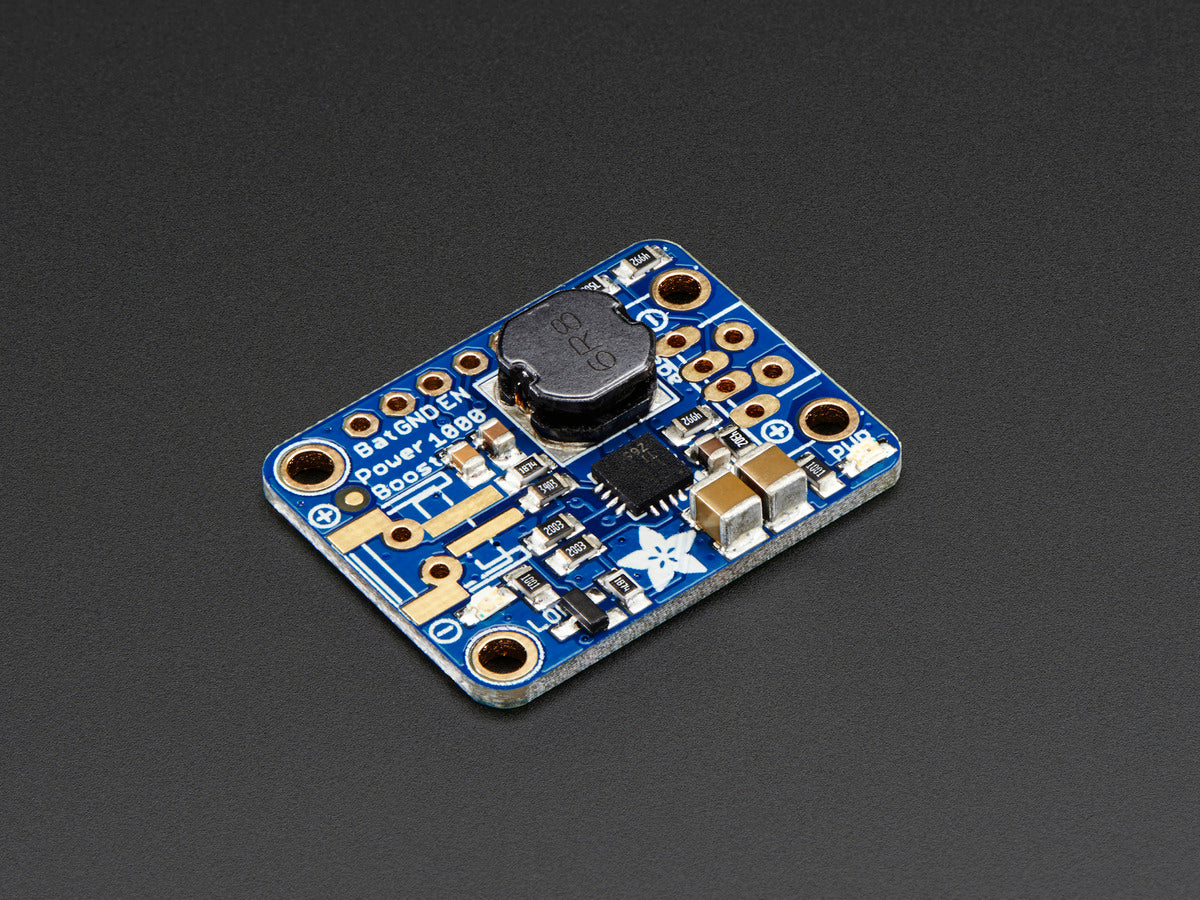 Adafruit PowerBoost 1000 Basic, 5V USB Boost @ 1000mA from 1.8V+