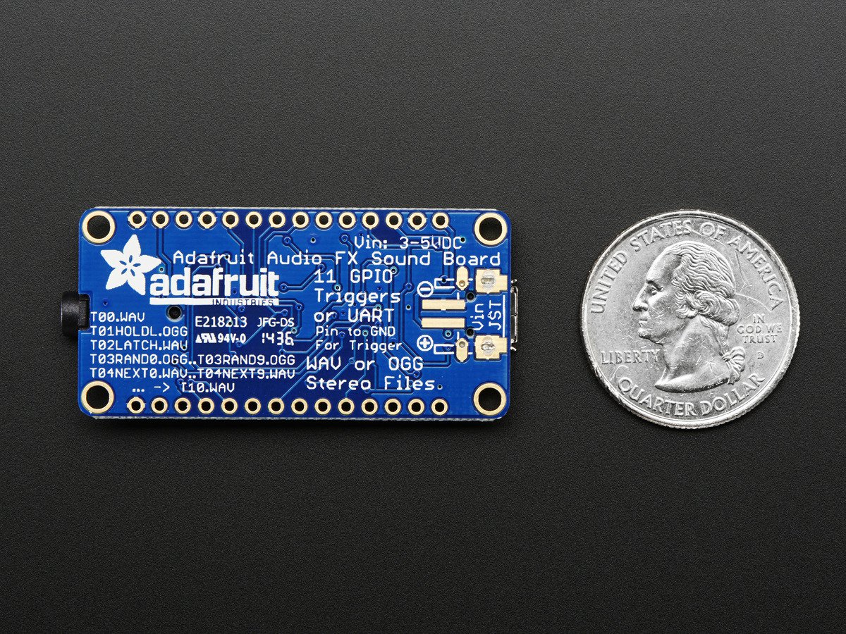 Adafruit Audio FX Sound Board, WAV/OGG Trigger with 2MB Flash