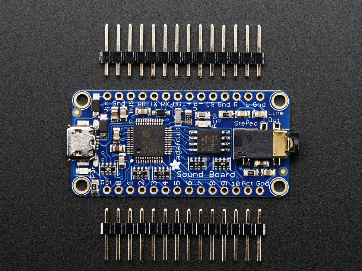 Adafruit Audio FX Sound Board, WAV/OGG Trigger with 2MB Flash