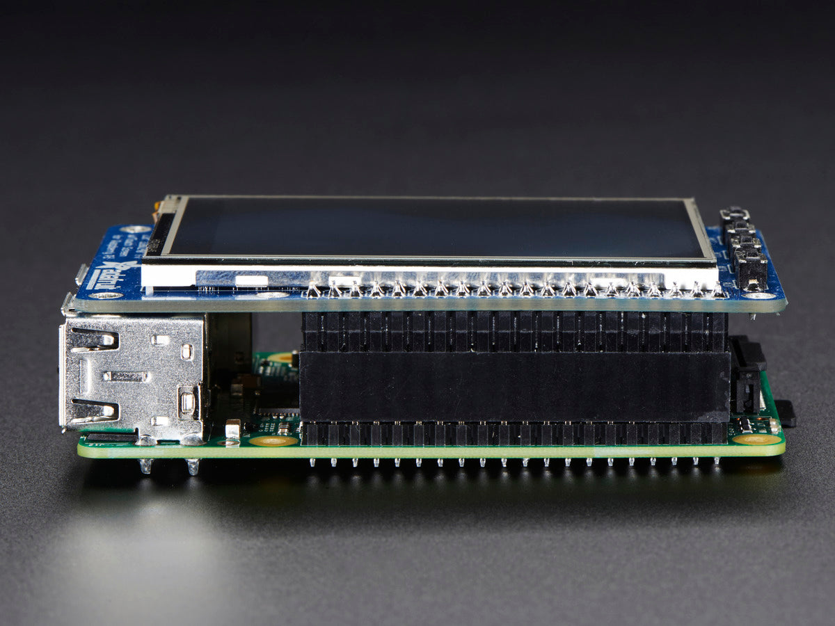 Adafruit PiTFT Plus Assembled 320x240 2.8" TFT + Resistive Touchscreen