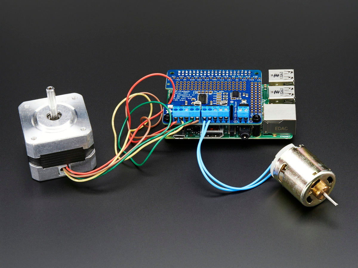 Adafruit DC & Stepper Motor HAT for Raspberry Pi, Mini Kit