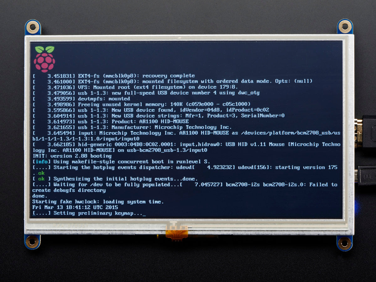 Adafruit HDMI 7" 800x480 Display Backpack, Without Touch