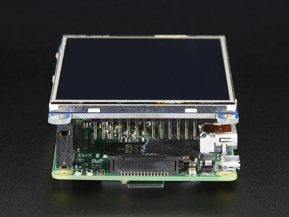 Adafruit PiTFT Plus, 480x320 3.5" TFT+Touchscreen for Raspberry Pi