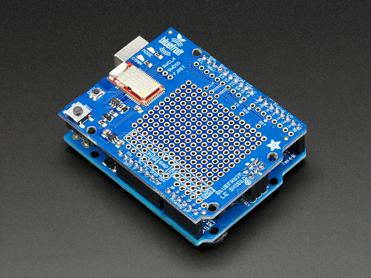 Adafruit Bluefruit LE Shield, Bluetooth LE for Arduino/Genuino
