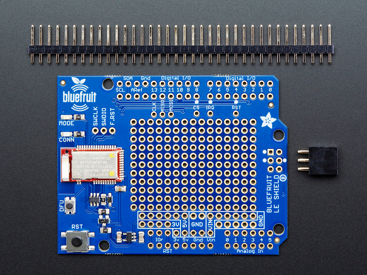 Adafruit Bluefruit LE Shield, Bluetooth LE for Arduino/Genuino