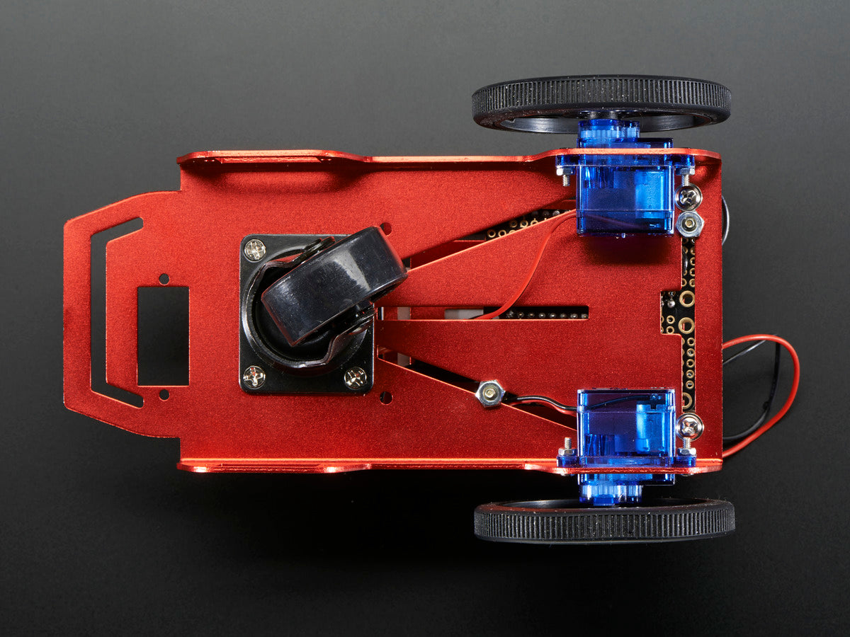 Adafruit Mini Robot Rover Chassis Kit, 2WD with DC Motors
