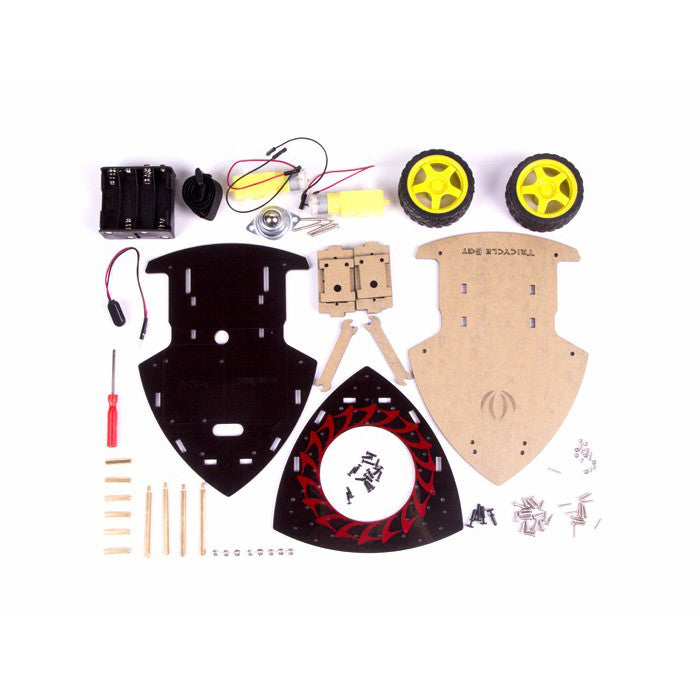 Seeed Studio Tricycle Bot, 2WD with DC Motors
