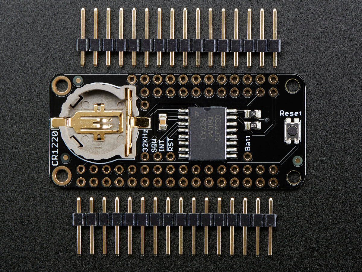 Adafruit DS3231 Precision RTC FeatherWing, RTC Add-on For Feather Boards