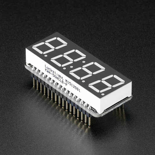 Adafruit 0.56" 4-Digit 7-Segment FeatherWing Display, Red