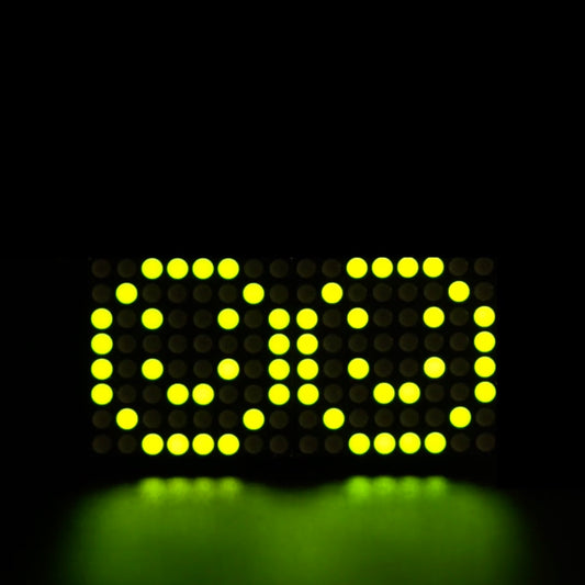 Adafruit 0.8" 8x16 LED Matrix FeatherWing Display, Yellow-Green