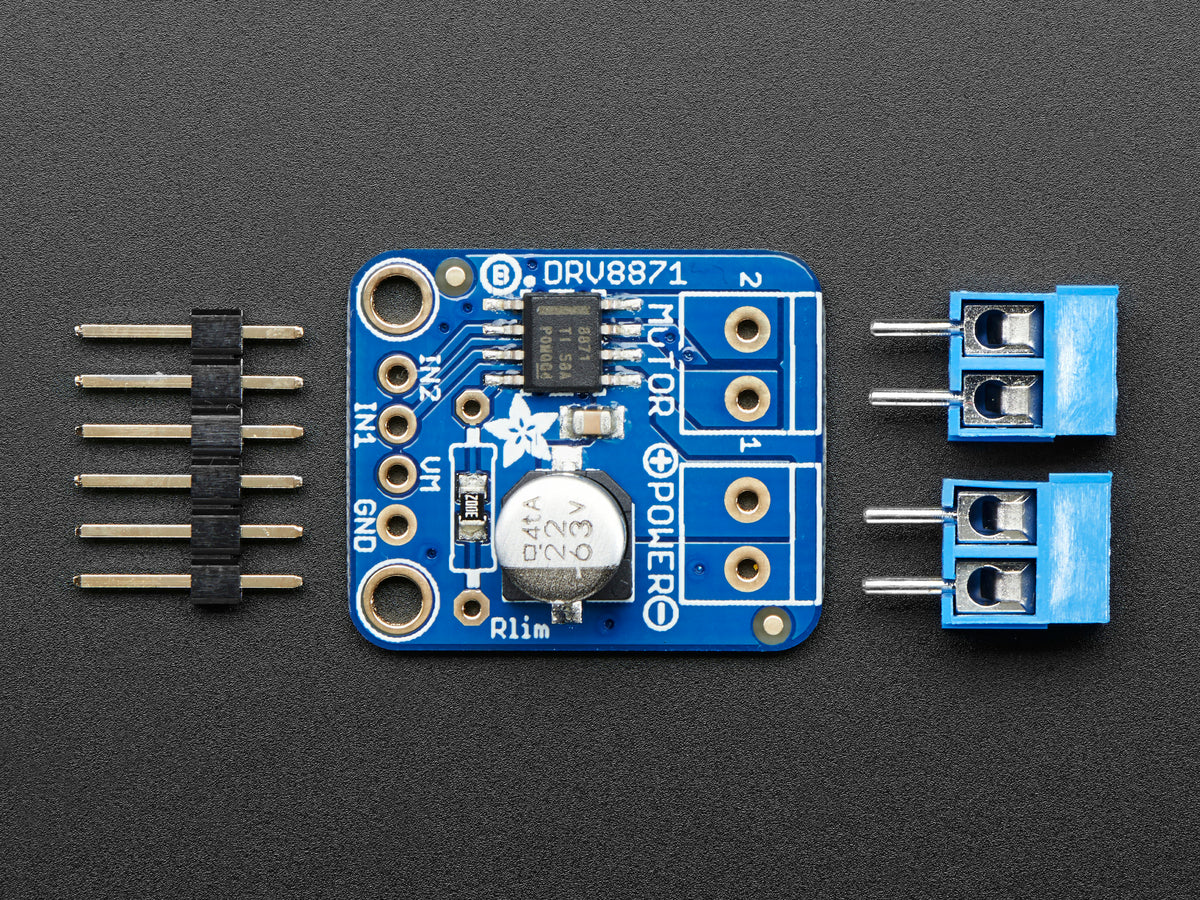 Adafruit DRV8871 DC Motor Driver Breakout Board, 3.6A Max