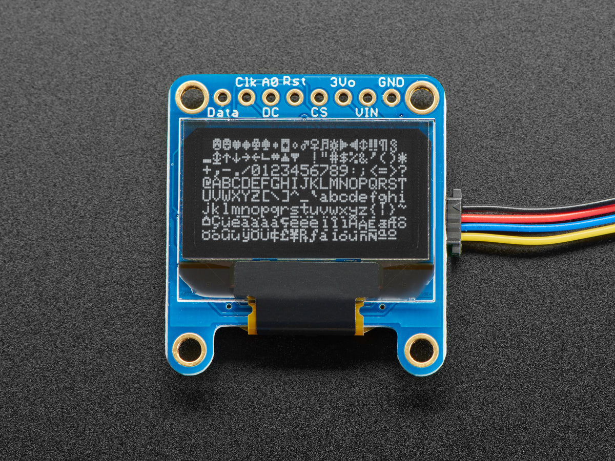 Adafruit Monochrome 0.96" 128x64 OLED Graphic Display, STEMMA QT