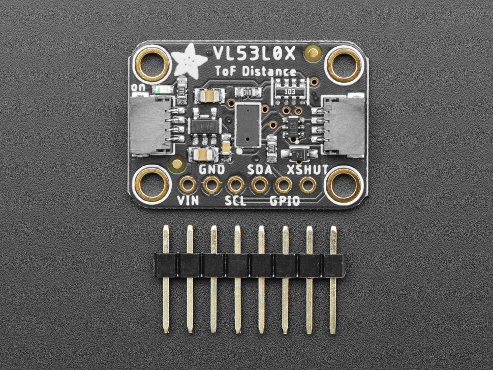 Adafruit VL53L0X Time of Flight Distance Sensor, ~30 to 1000mm