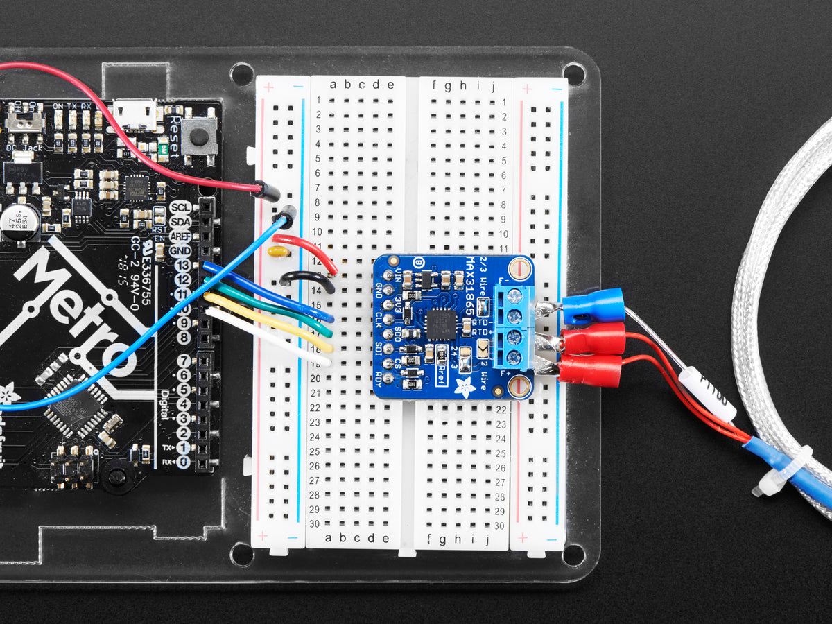 Adafruit PT100 RTD Temperature Sensor Amplifier, MAX31865